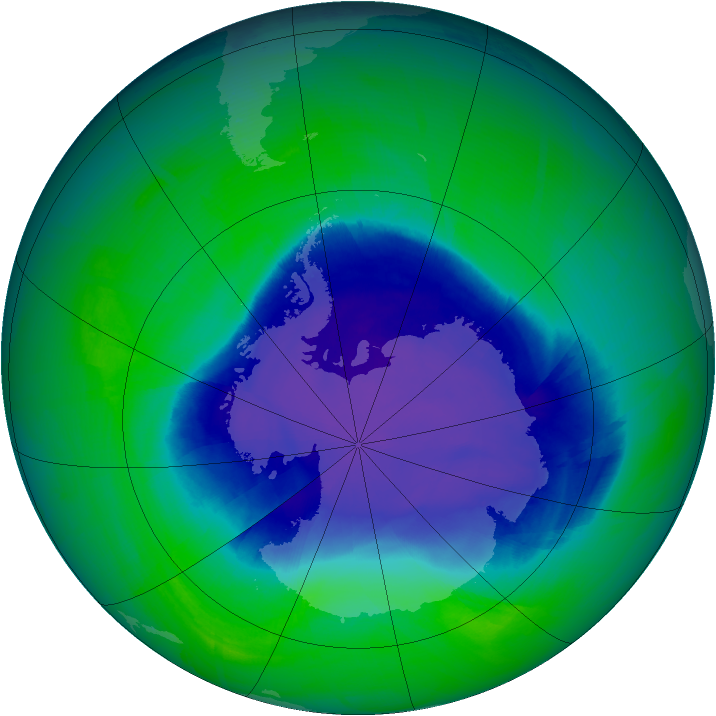 Ozone Map 2008-11-04